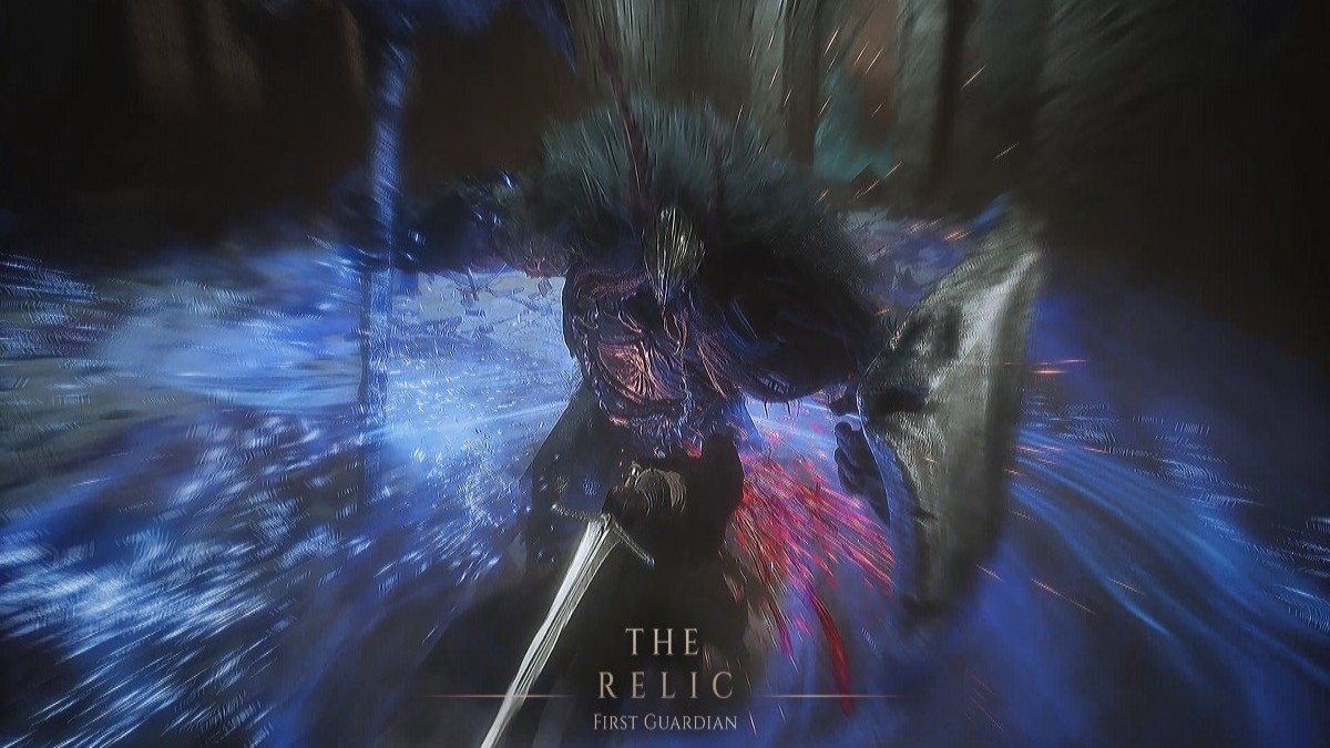 مبارزه با یک دشمن بزرگ و اجرای Parry یا Weapon Skill — Alt سیستم مبارزات The Relic First Guardian