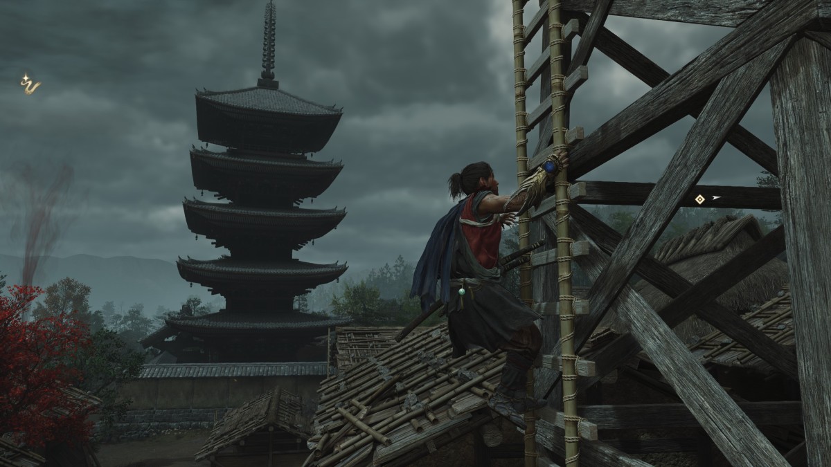 اکتشاف پشتبامها و مسیرهای کیوتو در Onimusha